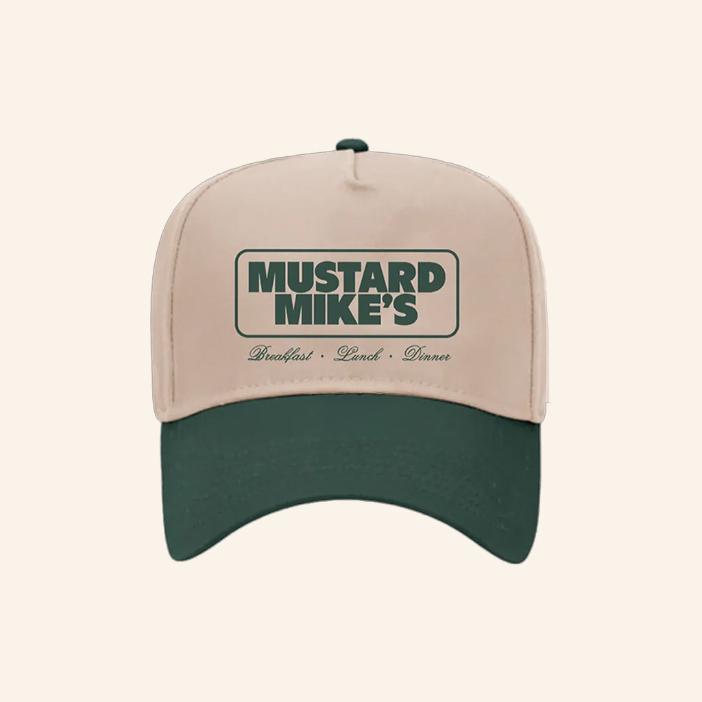 Merchbar Merch Embroidered Quinn XCII Mustard Mike's Tour Hat Xmas Presents For Him Merchbar Merch Embroidered Quinn XCII Mustard Mike's Tour Hat Xmas Presents For Him