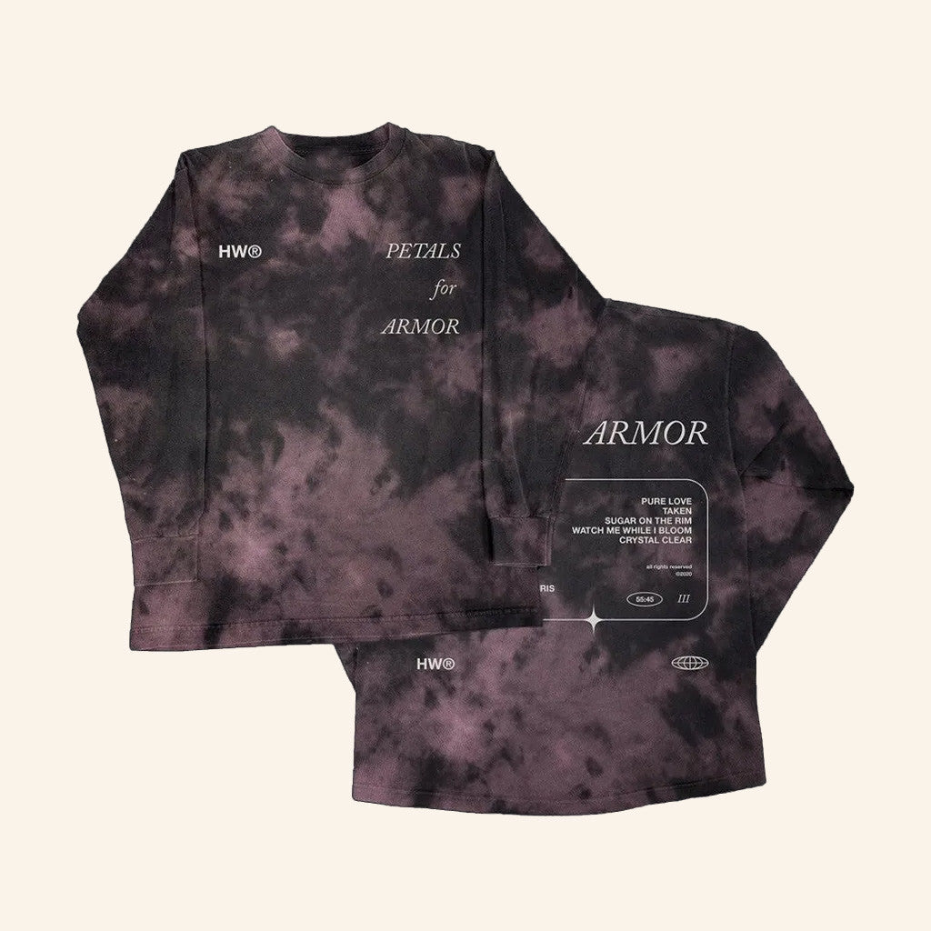 Merchbar Merch Petals For Armor Long Sleeve T-Shirt Gift Ideas For Girlfriend Merchbar Merch Petals For Armor Long Sleeve T-Shirt Gift Ideas For Girlfriend