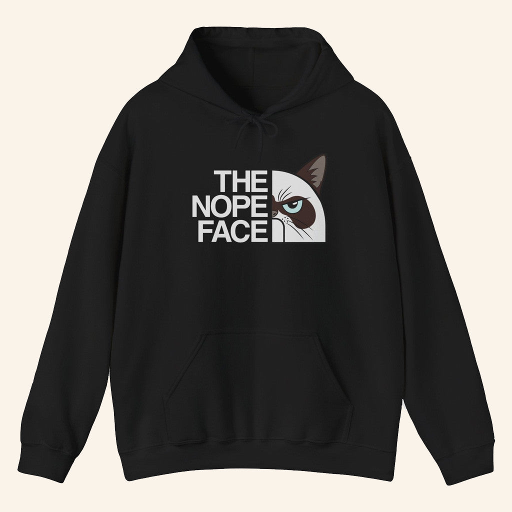 Merchhunters Merch The Nope Face Hoodie Funny Gifts For Friends Merchhunters Merch The Nope Face Hoodie Funny Gifts For Friends