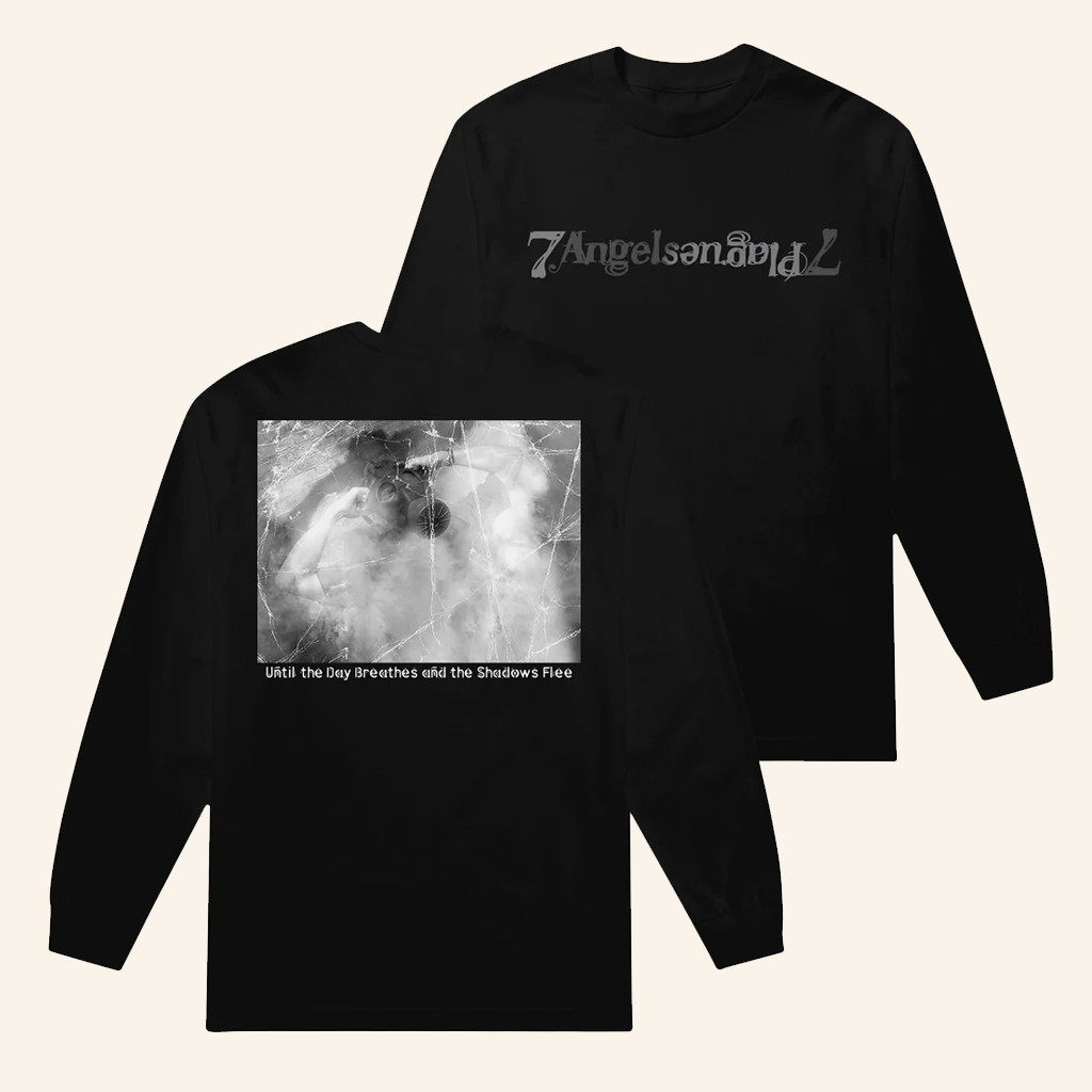 Merchnow Merch 7 Angels 7 Plagues Gas Mask Black Long Sleeve Shirt Gifts For Band Lovers