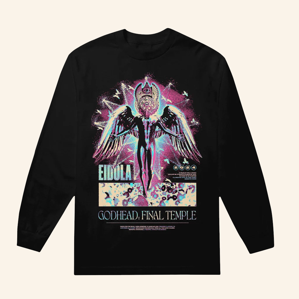 Merchnow Merch Eidola Angel Black Long Sleeve T-Shirt Present For Him