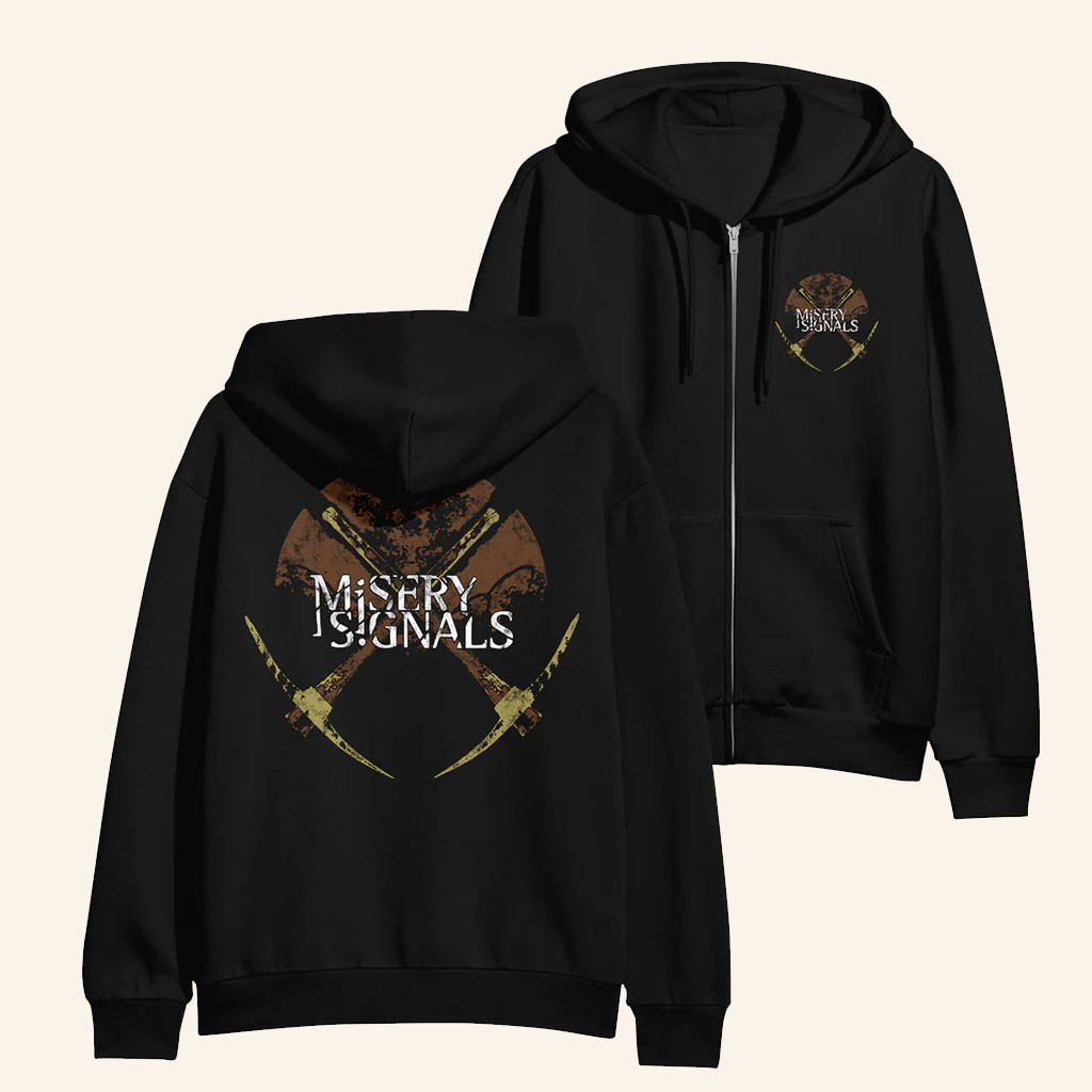 Merchnow Merch Misery Signals Og Pickaxe Black Zip Hoodie Xmas Gifts For Him Merchnow Merch Misery Signals Og Pickaxe Black Zip Hoodie Xmas Gifts For Him