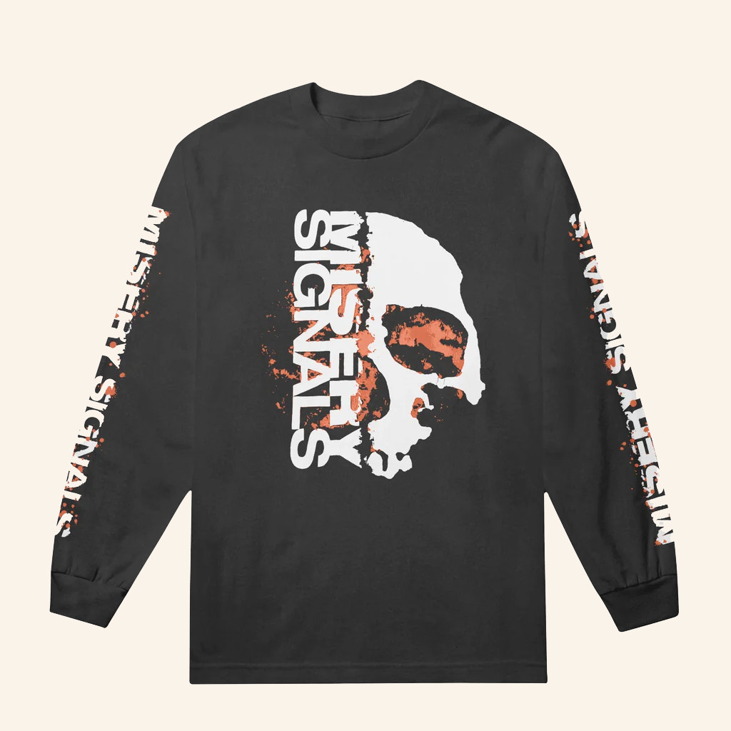 MerchNow Merch Misery Signals Og Skull Pepper Long Sleeve T-Shirt Christmas Present For Dad MerchNow Merch Misery Signals Og Skull Pepper Long Sleeve T-Shirt Christmas Present For Dad