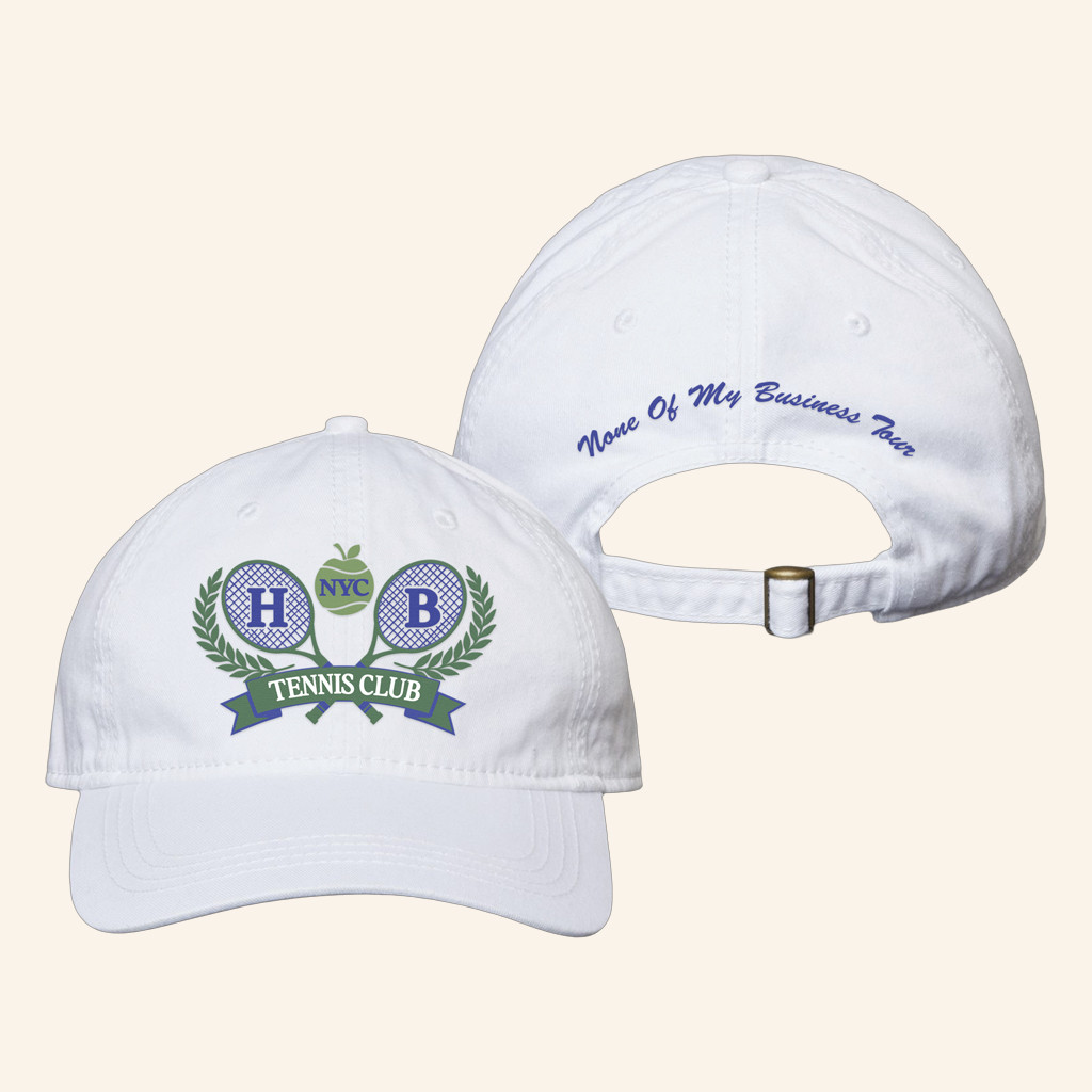 Merchtable Merch Embroidered Hannah Berner Tennis Club Hat Xmas Presents For Girlfriend Merchtable Merch Embroidered Hannah Berner Tennis Club Hat Xmas Presents For Girlfriend