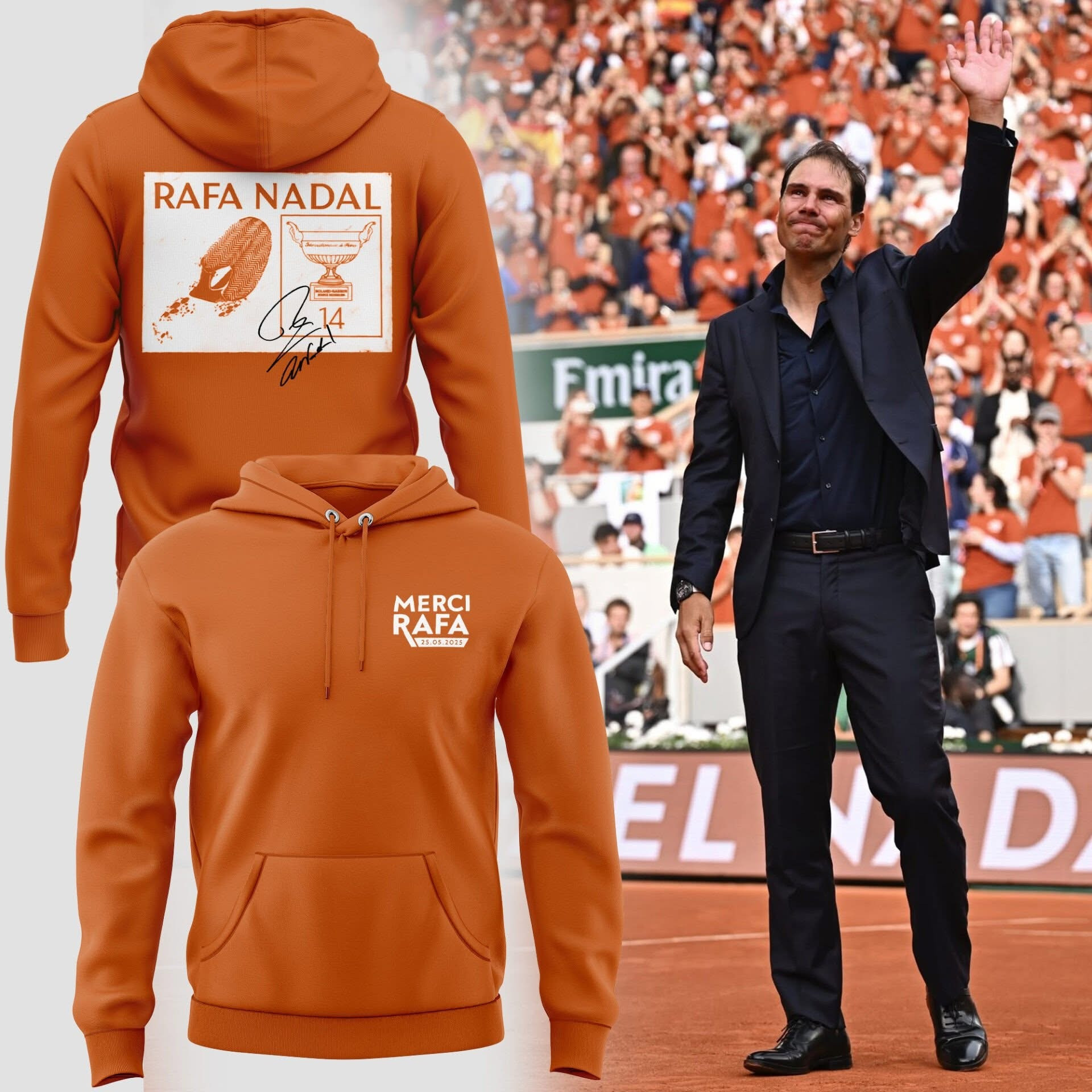 Merci Rafa Collection T-Shirt Nadal Forever Best Gift For Tennis Fans