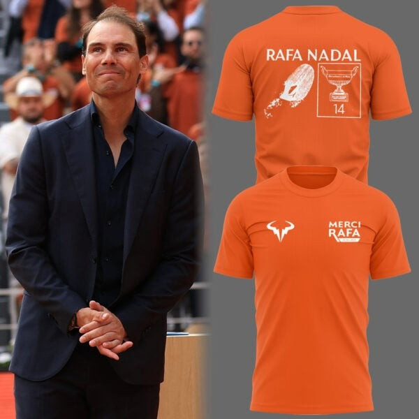 Merci RAFA Rafael Nadal 2025 T-Shirt Gifts For Tennis Lovers