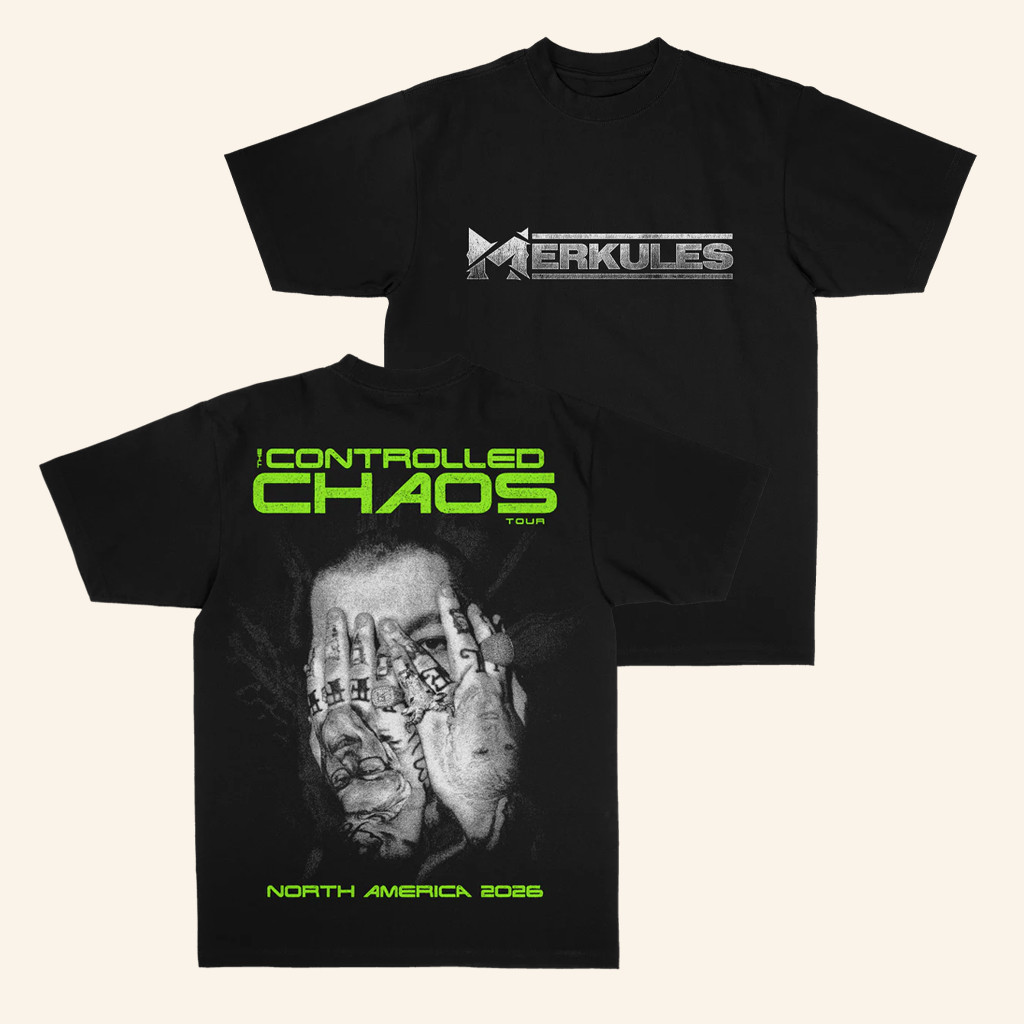 Merkules Merch Controlled Chaos Tour T-Shirt Gifts For Rapper Fans Merkules Merch Controlled Chaos Tour T-Shirt Gifts For Rapper Fans