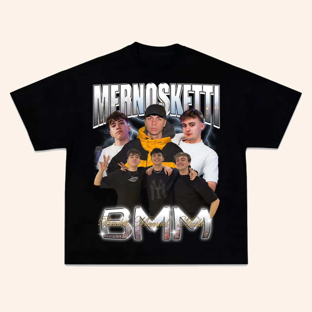 Mernosketti Merch Remera Bauleti Mernosketti Shirt Mernosketti BMM T-Shirt Gifts For Fans