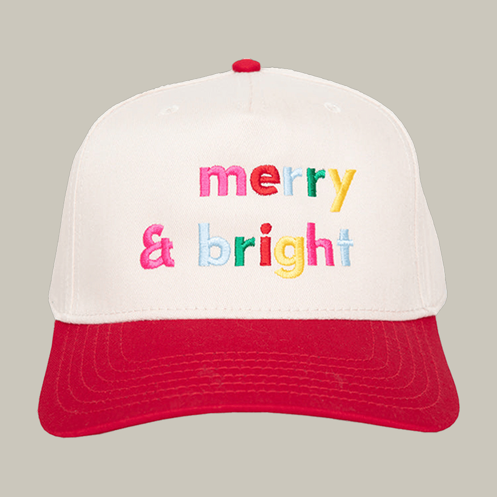 Merry & Bright Trucker Hat Katydid Merchandise Trendy Trucker Hat Cool Gift For Friends