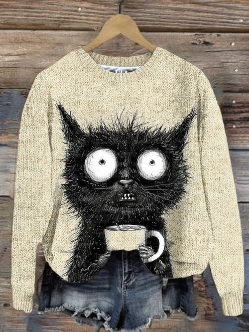 Merry Catmas Christmas Sweater Best Animal Clothing Funny Present Ideas For Cat Lovers