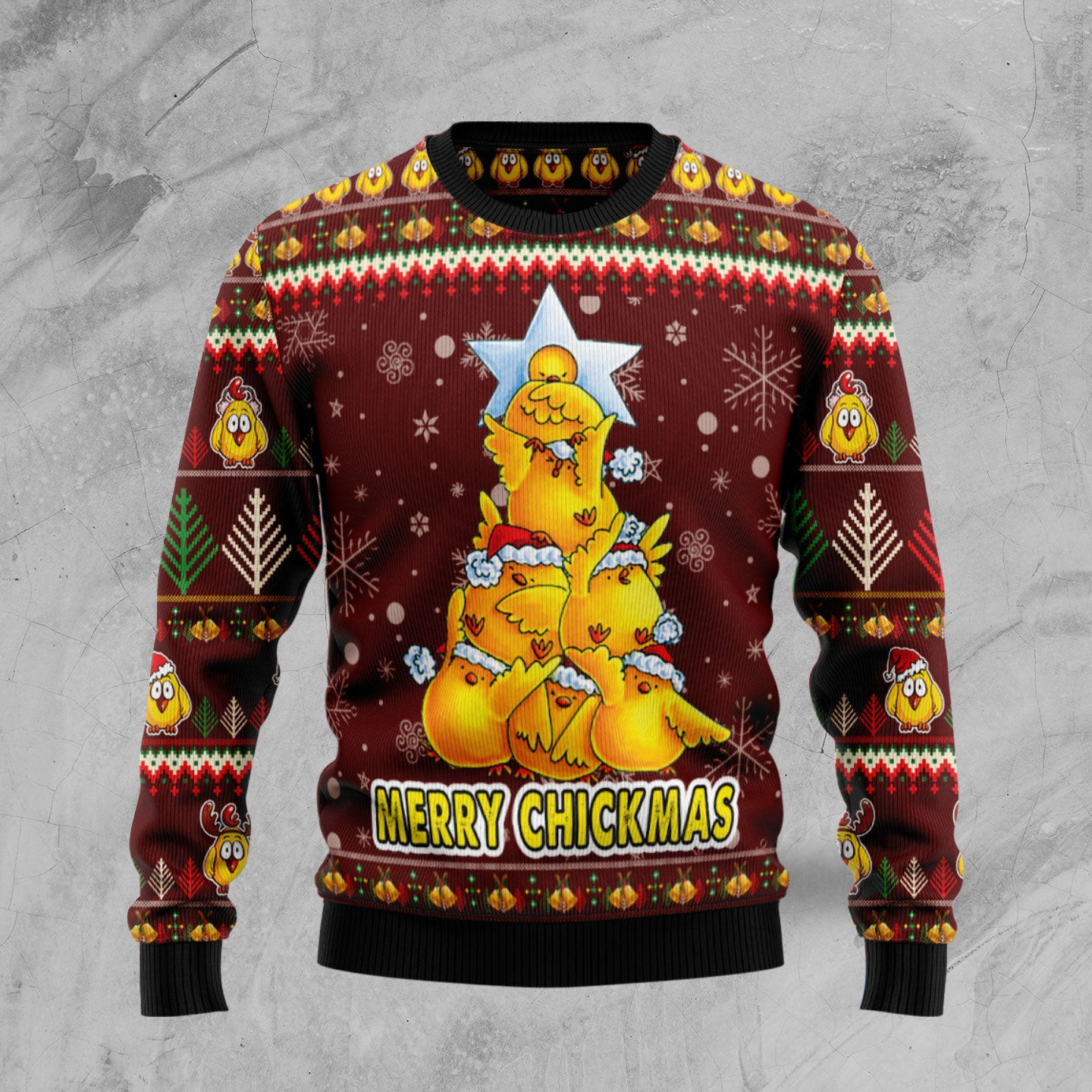 Merry Chickmas  Ugly Christmas Sweater