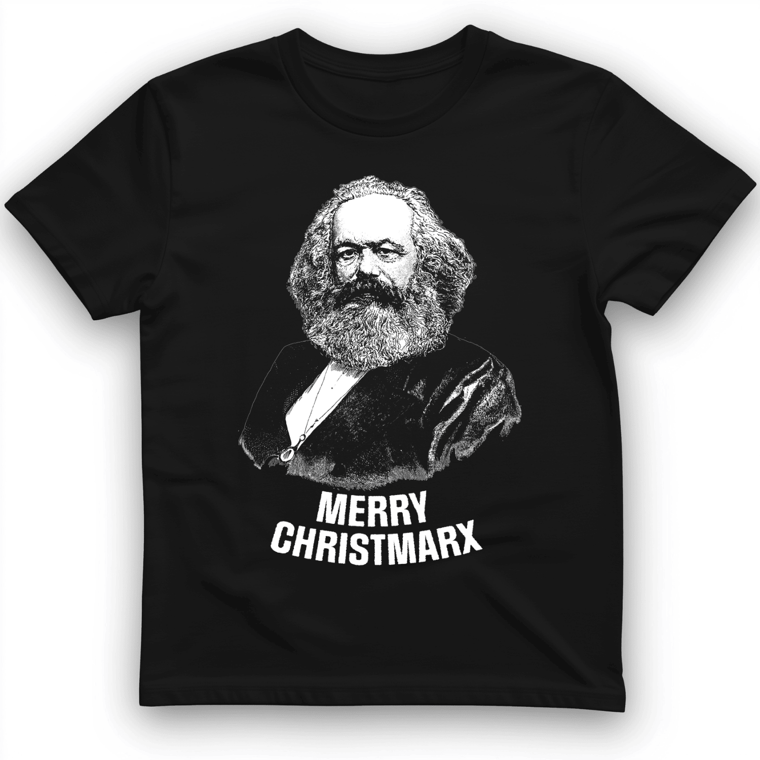 Merry Christmarx T-Shirt Karl Marx Graphic Tee Unique Gifts For Karl Marx Lovers