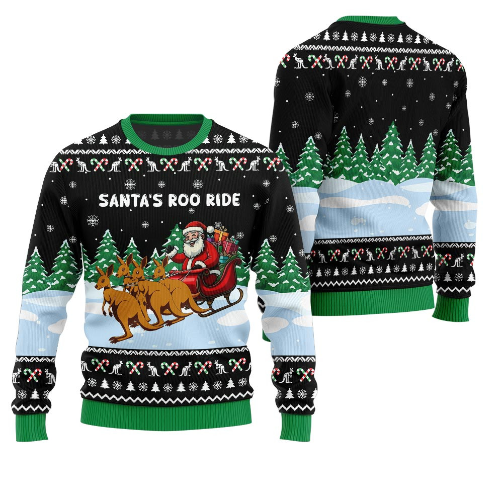 Merry Christmas Australia Santa Ugly Xmas Sweater Best Christmas Merch Gift for Family and Friends