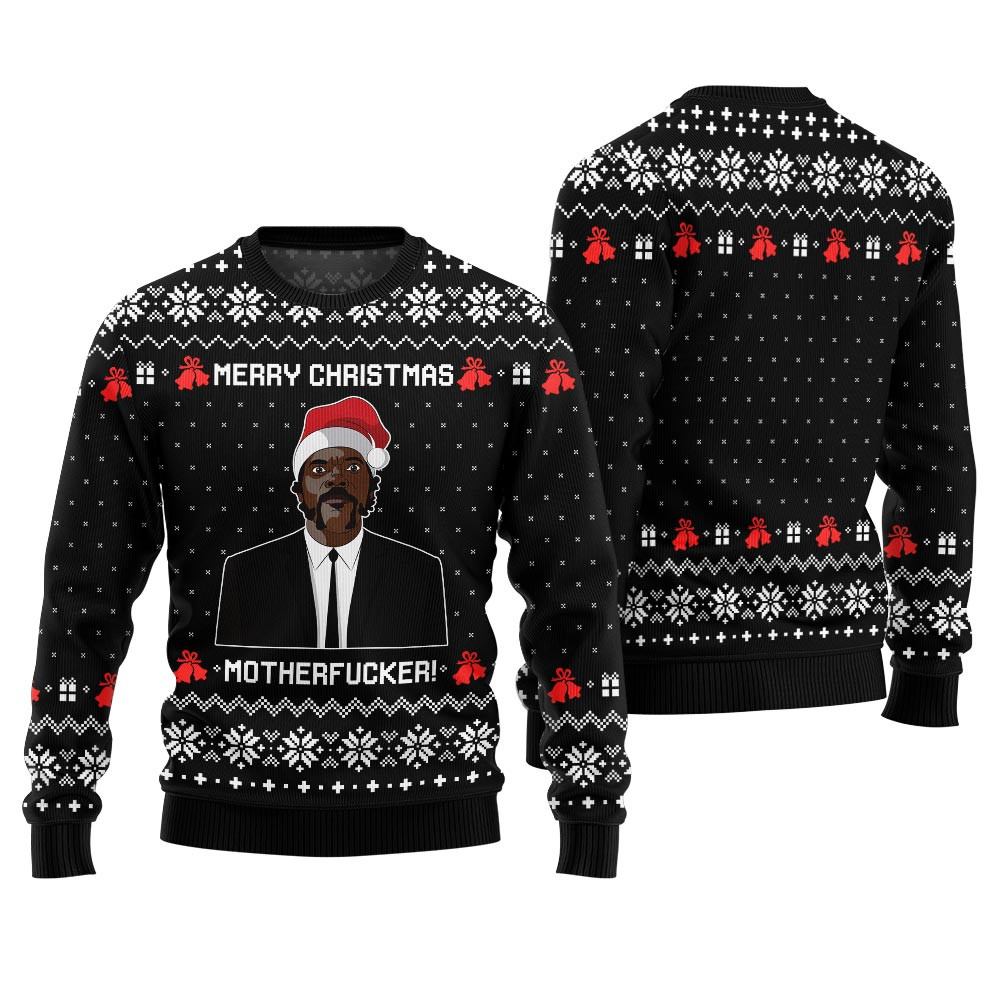 Merry Christmas Dirty Ugly Christmas Sweater Seasonal Gift Merch for Cozy Christmas Vibes