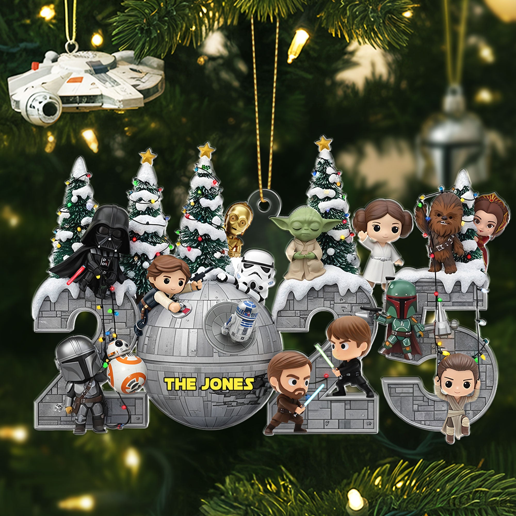 Merry Christmas From Galaxy Troop Ornament, Personalized Gifts For Galaxy Lovers - Fun Holiday Ornament Gift Merry Christmas From Galaxy Troop Ornament, Personalized Gifts For Galaxy Lovers - Fun Holiday Ornament Gift