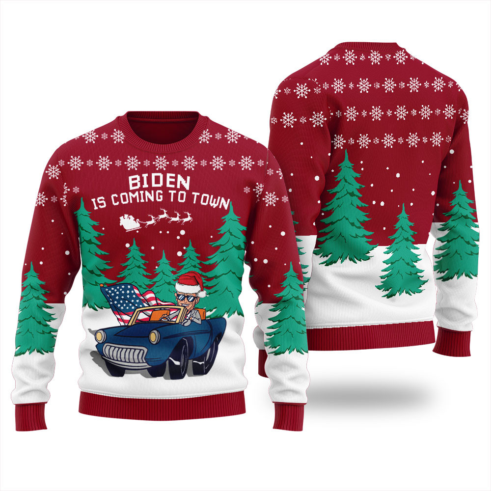 Merry Christmas Joe Biden Ugly Christmas Sweater For Men Special Merch Gift Idea for Festive Celebrations