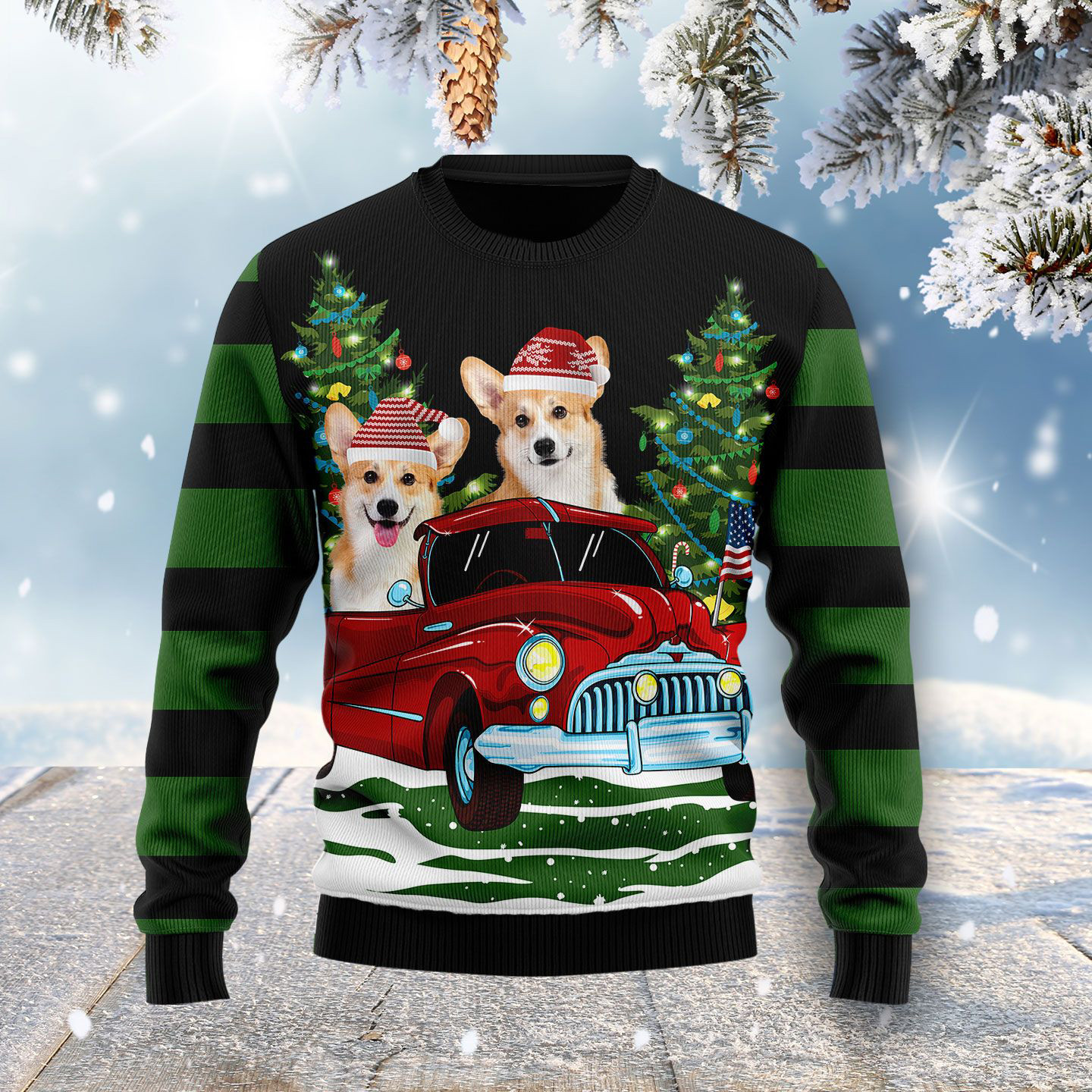 Merry Christmas Pembroke Welsh Corgi Ugly Christmas Sweater Xmas Gifts For Corgi Lovers