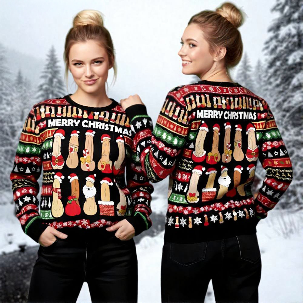 Merry Christmas Ugly Christmas Sweater Christmas Wear Unique Xmas Gifts For Friends