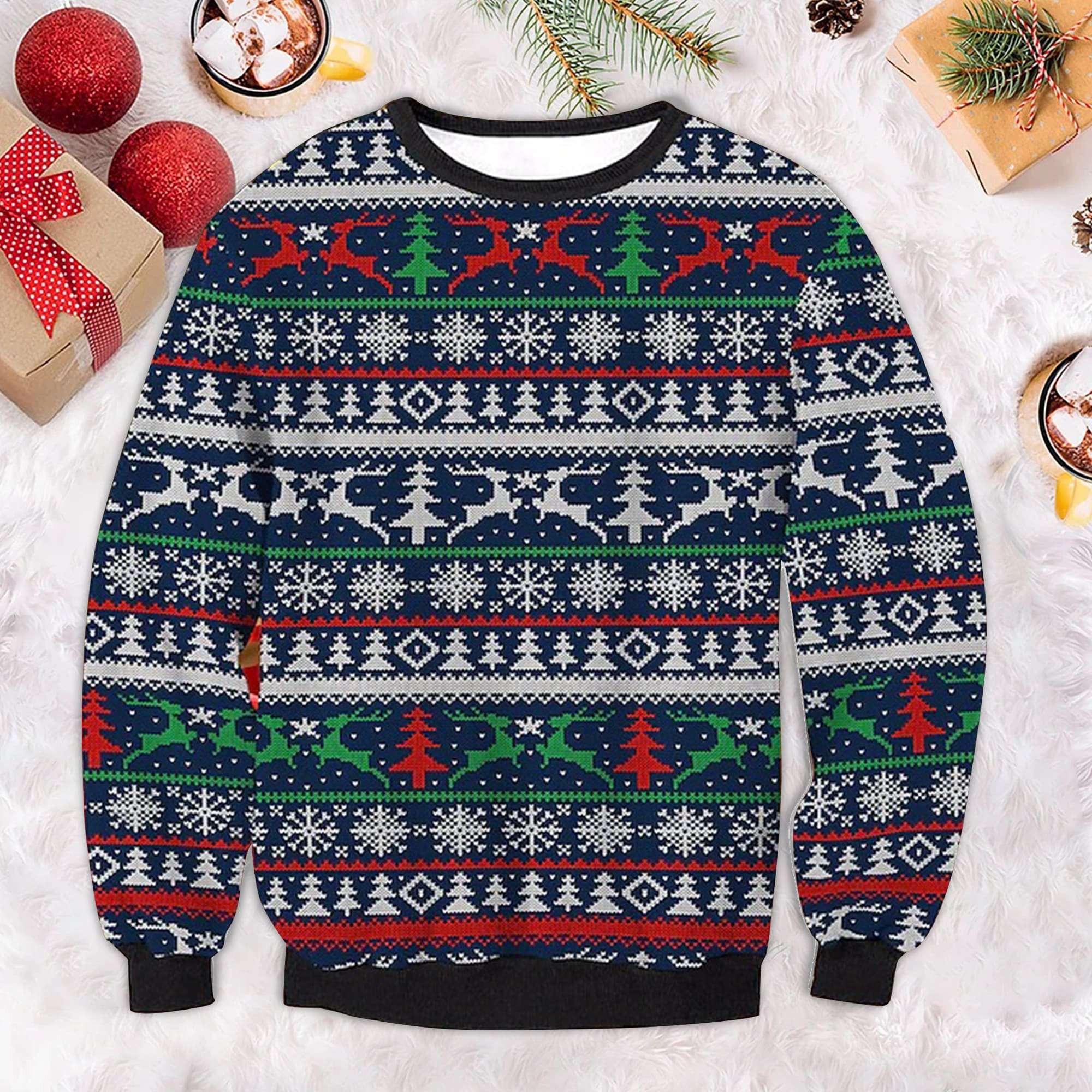 Merry Christmas Ugly Sweater Mens Xmas Sweater Great Gifts For Friends