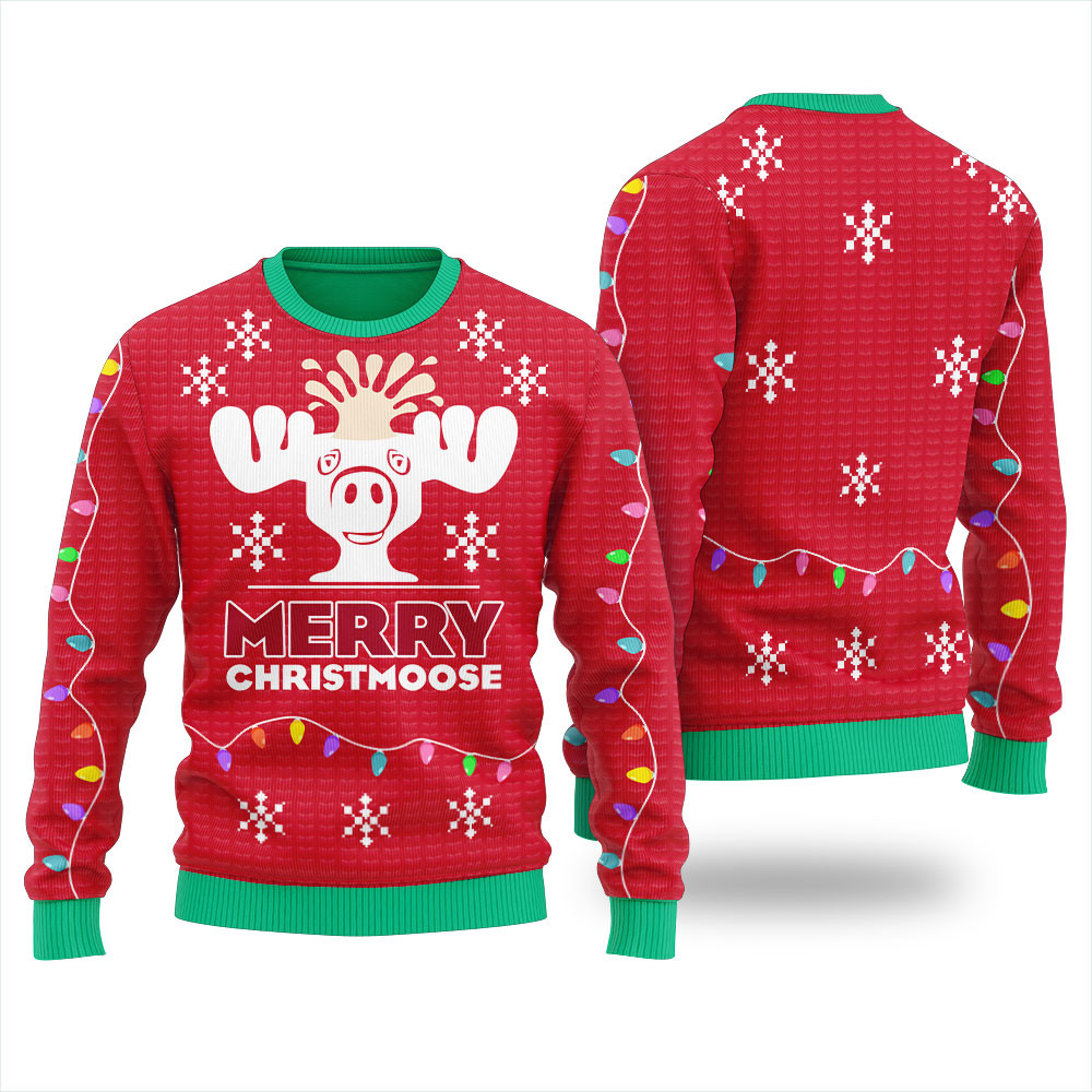Merry Christmoose National Lampoons Christmas Vacation Ugly Christmas Sweater Thoughtful Winter Gift Merch for Special Moments
