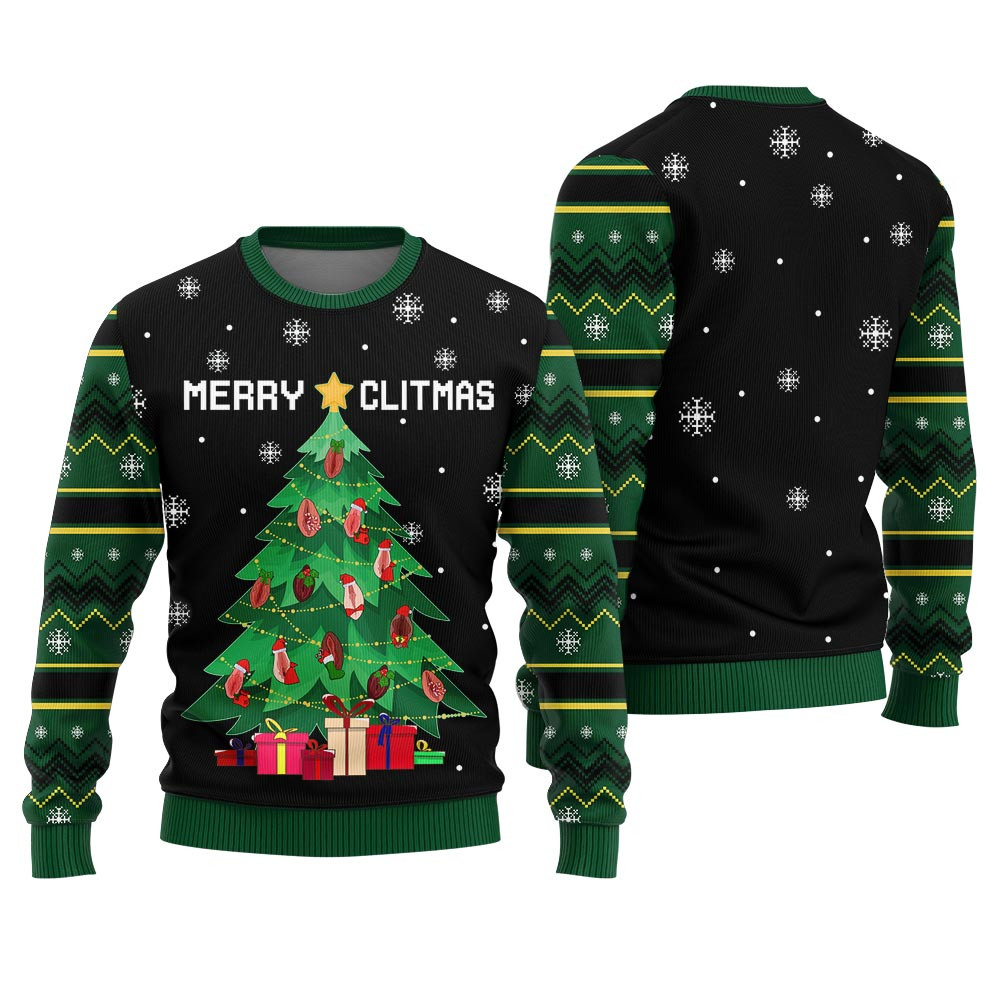 Merry Clitmas Naughty Ugly Christmas Sweater For Men Best Christmas Merch Gift for Family and Friends