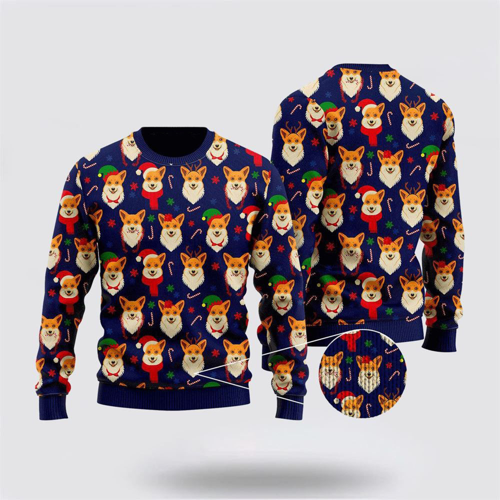 Merry Corgmas Corgi Dog Lover Ugly Christmas Sweater Christmas Gift For Dog Love