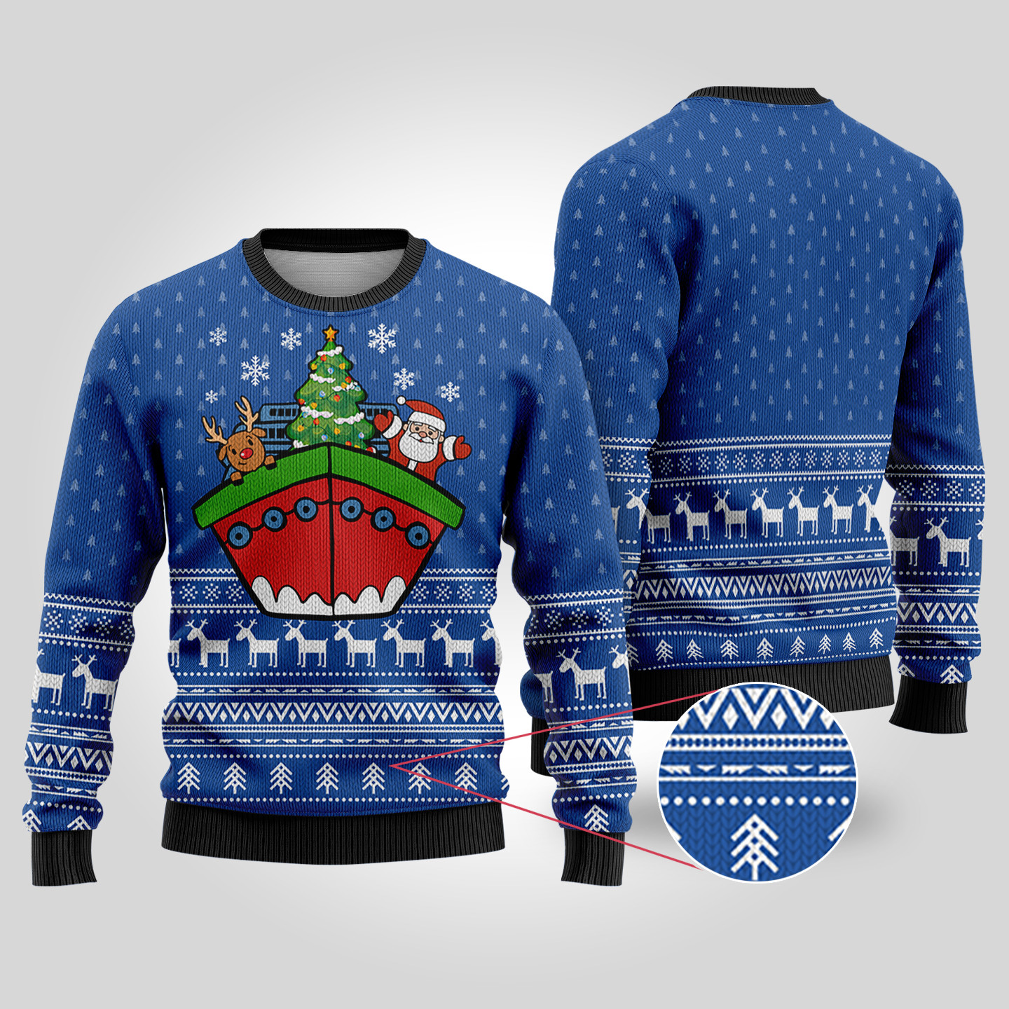 Merry Cruise Royal Ugly Christmas Sweaters Warm Winter Merch Gift for Someone You Love