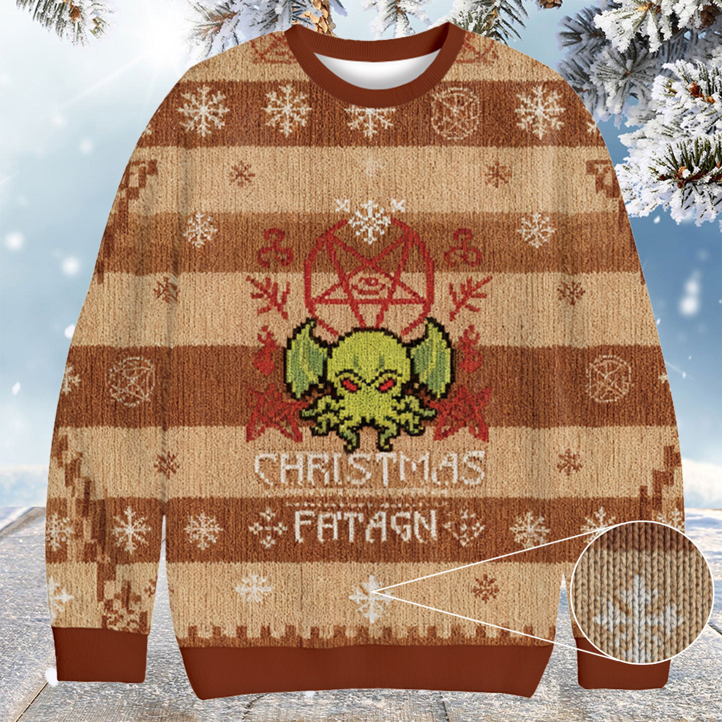 Merry Cthulhu Christmas Ugly Sweater Merry Xmas Apparel Christmas Ideas 2025