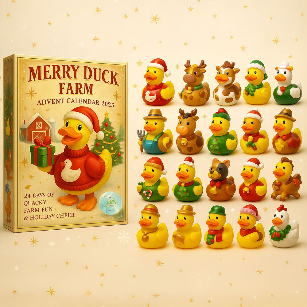 Merry Duck Farm Advent Calendar 2025 Christmas Countdown Gifts For Duck Lovers