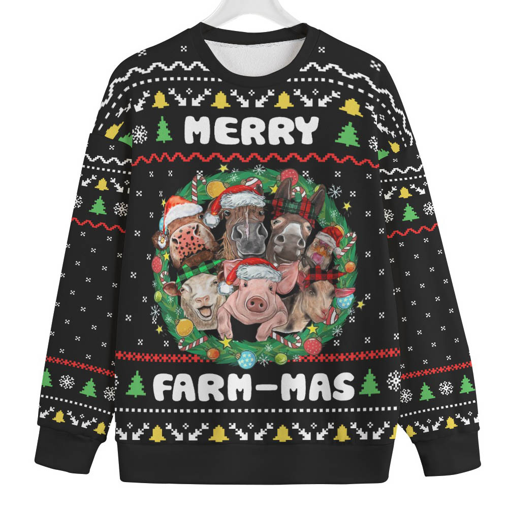 Merry Farm Plus Size Ugly Christmas Sweater Holiday Gift Merch That Everyone Will Adore