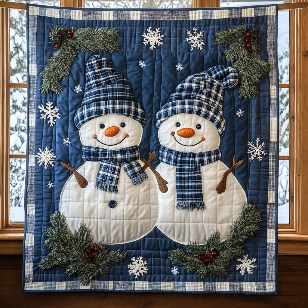 Merry Frost Quilt Trendy Quilt Blanket for Modern Home Interiors(1)
