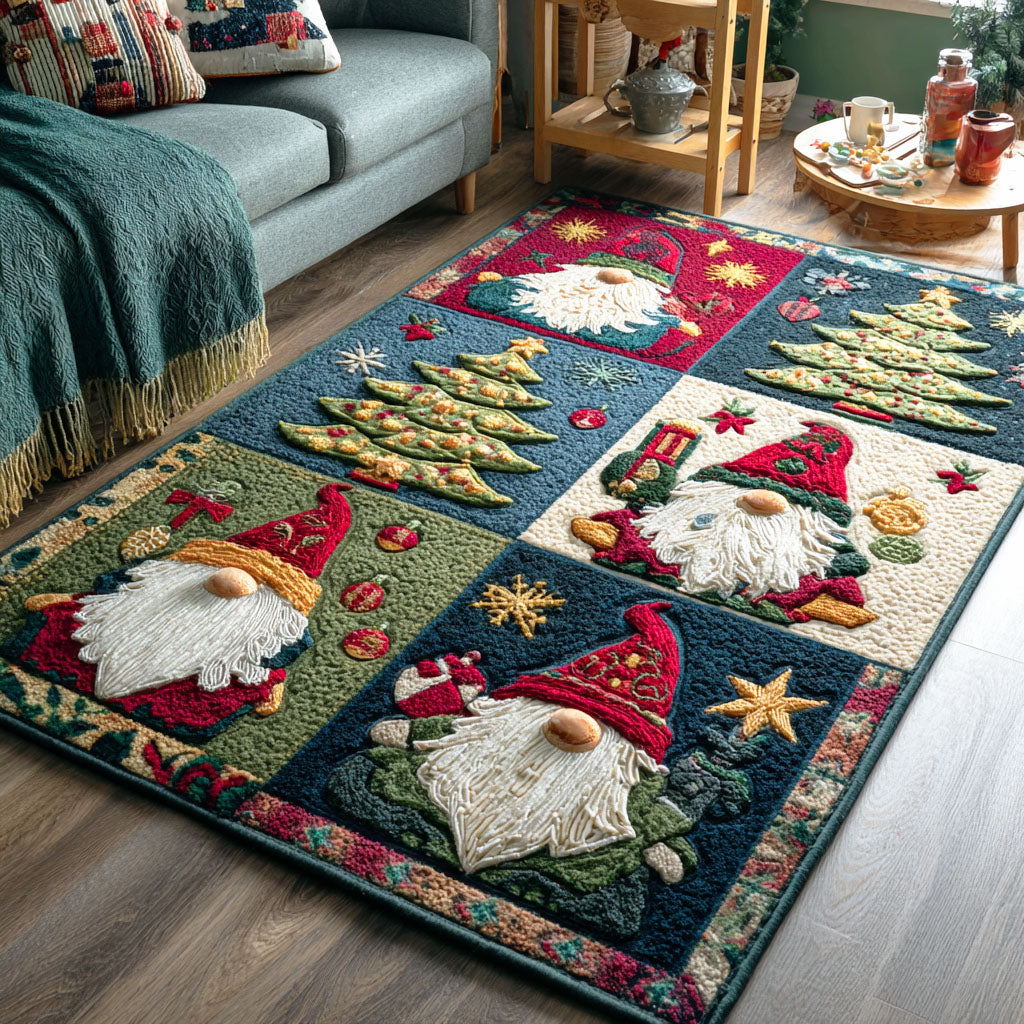 Merry Gnome Area Rug Christmas House Decor Christmas Ideas For Wife
