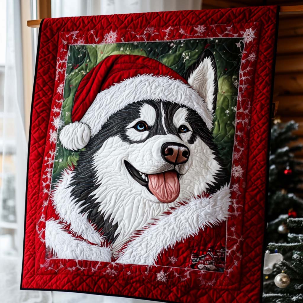 Merry Grin Quilted Blanket Presents For Dog Lovers