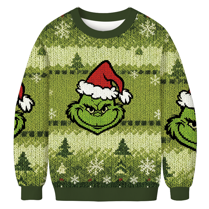 Merry Grinchmas Smile Christmas Ugly Sweatshirt Christmas Party Novelty Sweater Gift Ideas Merry Grinchmas Smile Christmas Ugly Sweatshirt Christmas Party Novelty Sweater Gift Ideas