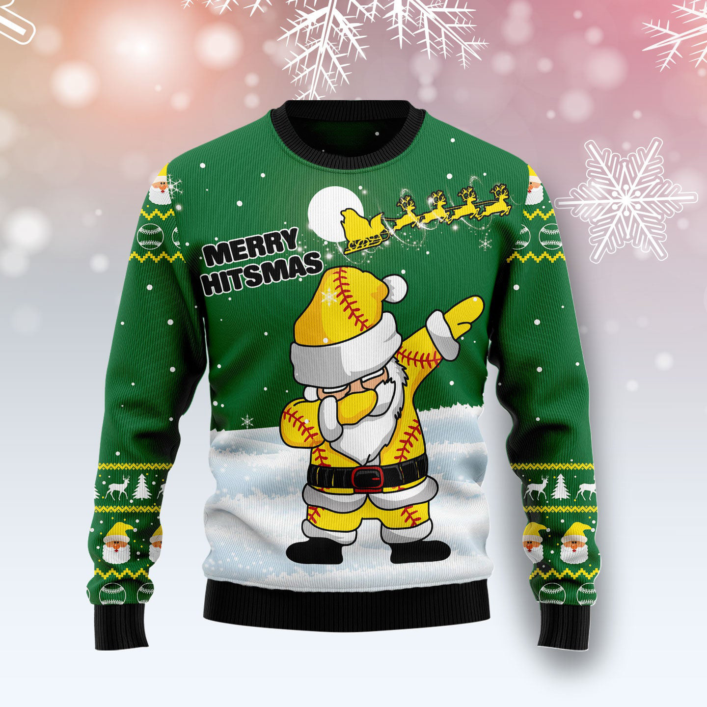 Merry Hitsmas Ugly Christmas Sweater Winter Apparel Christmas Gifts For Santa Claus Lovers