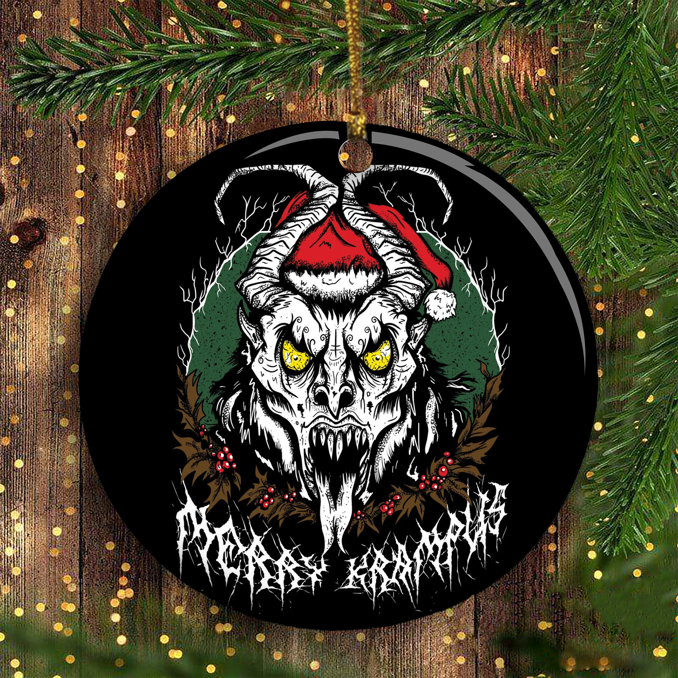 Merry Krampus Ornament Holiday Krampus Movie Christmas Tree Ornament Decorations 2024