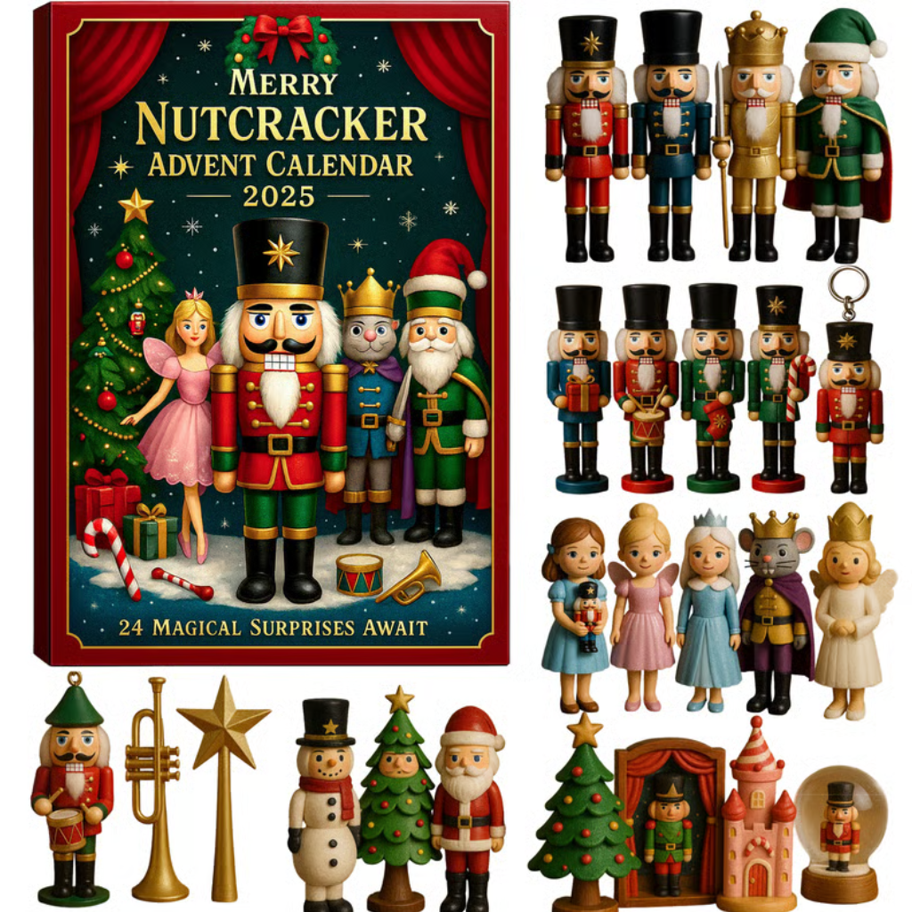 Merry Nutcracker Advent Calendar 2025 Advent Calendar Christmas Countdown Calendar Kid Gifts