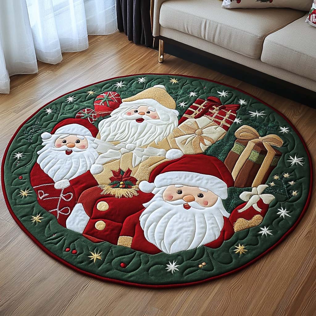 Merry Quilted Round Mat Entrance Way Ideas Good Gifts For Birders