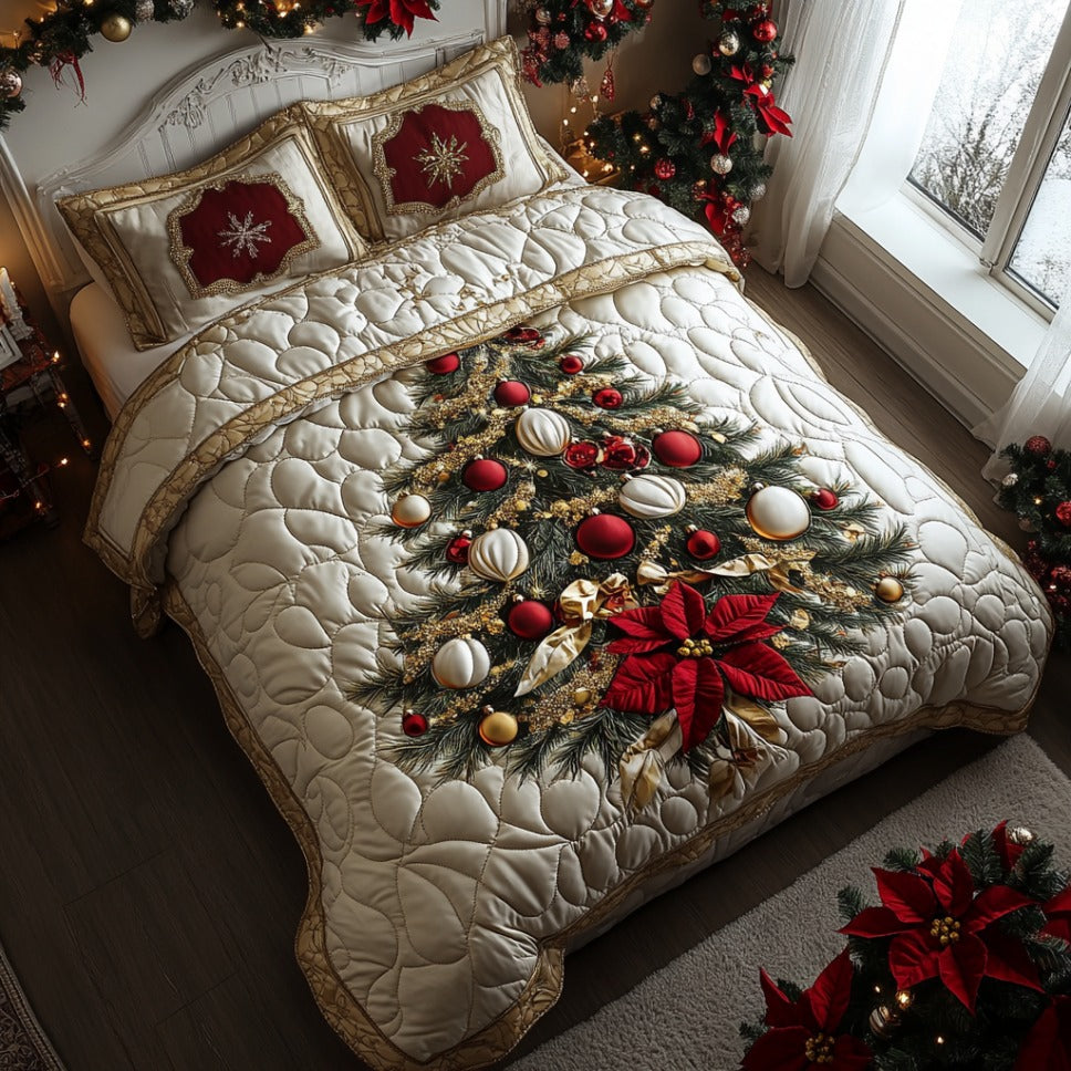 Merry Spruce Quilted Bedding Set Xmas Duvet Sets Christmas Gifts For My Wife