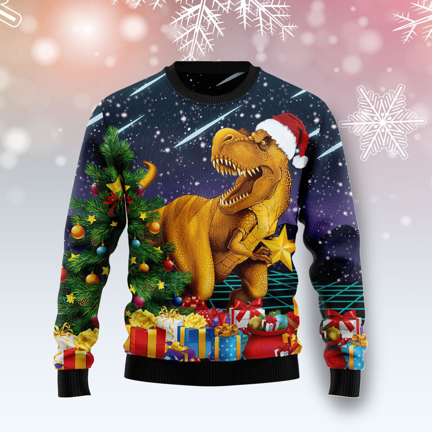 Merry T Rex Christmas Ugly Christmas Sweater Christmas Apparel Xmas Gift Ideas For Him