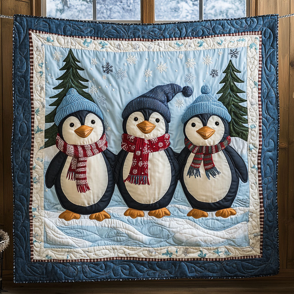 Merry Waddle Quilt Perfect Holiday Gift for Blanket Lovers