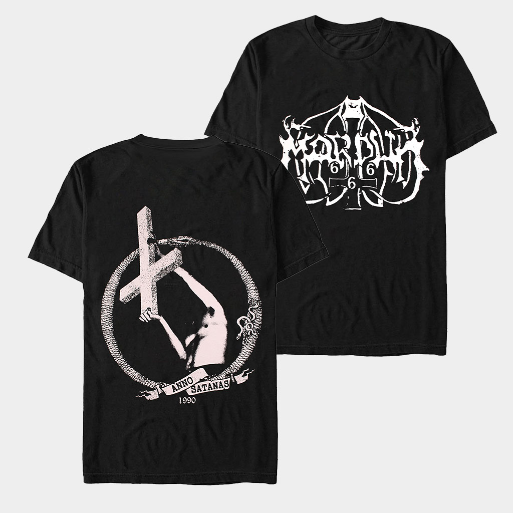 Metal Hammer Merch Marduk Cross T-Shirt Birthday Gift For Husband