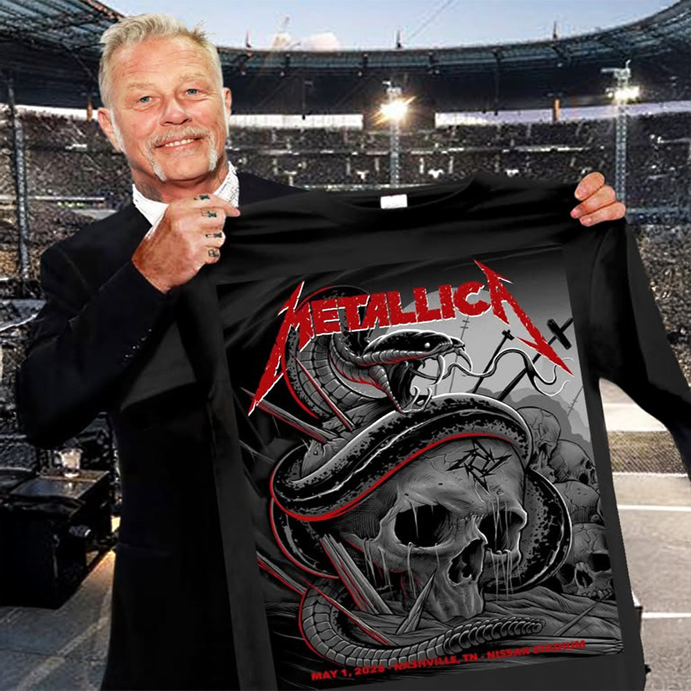 Metallica Band World Tour 2025 T-Shirt Presents For Music Lovers