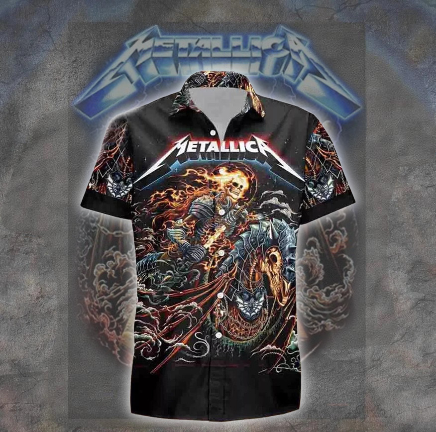 Metallica Gothenburg Sweden M72 World Tour 2024 Hawaiian Shirt Presents For Music Lovers