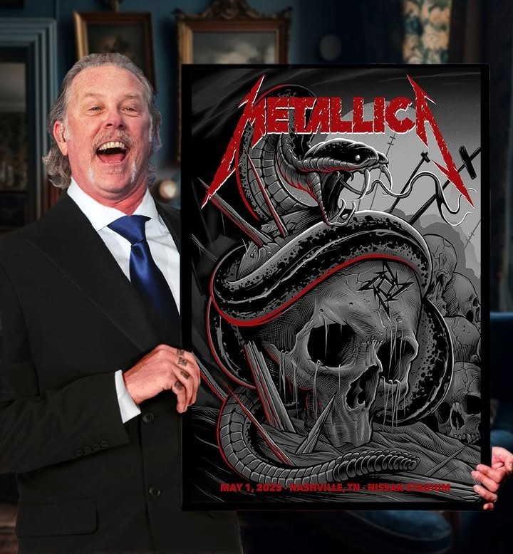 Metallica M72 2025 Tour Merch Poster Wall Decor Cool Metallica Fan Gifts For Him