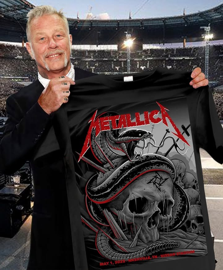 Metallica M72 2025 Tour Merch T-Shirt Skull Cool Gifts For Metallica Fans For Him