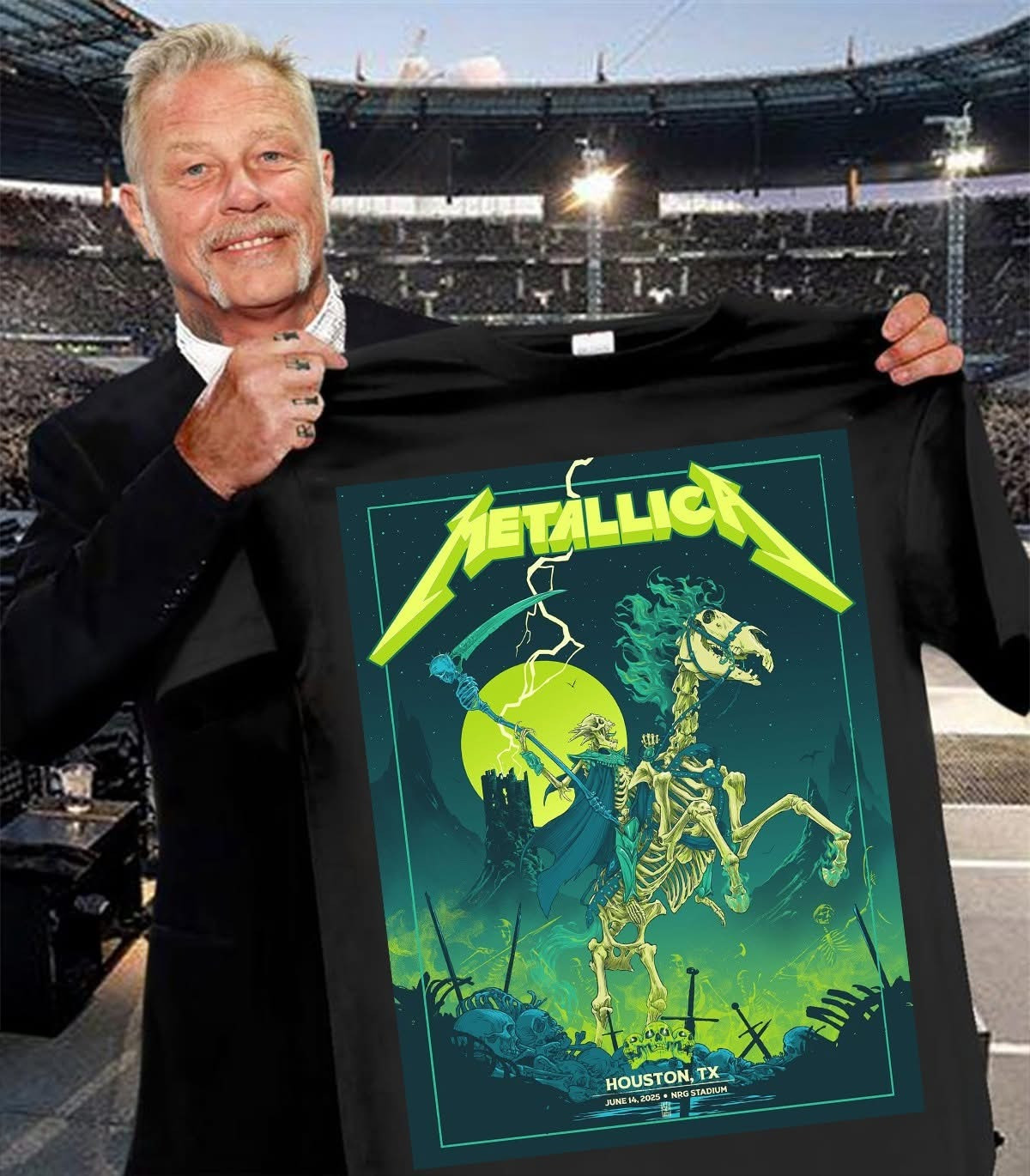 Metallica M72 Houston 2025 T-Shirt Metallica Texas Tour Merch Perfect Gift For Rock Fans M72