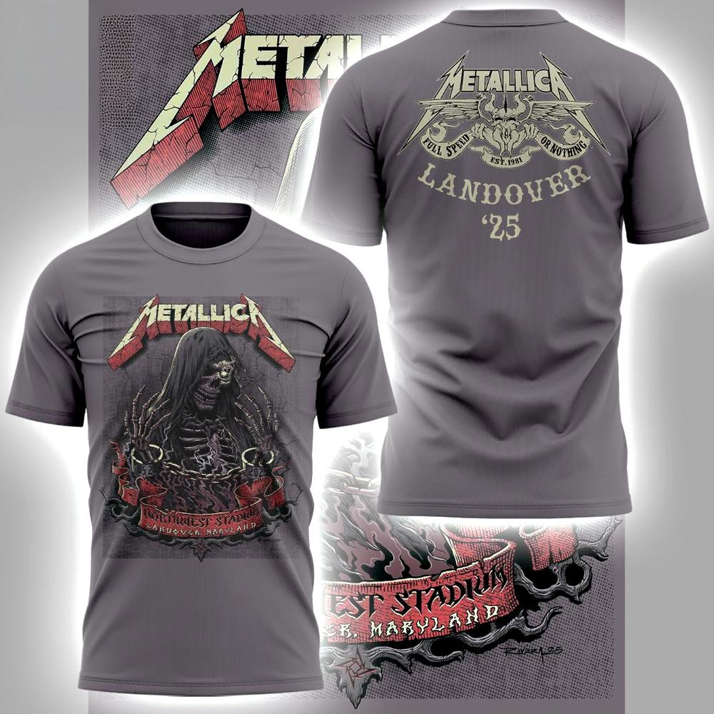 Metallica M72 Landover Limited Edition T-Shirt Birthday Gifts For Music Lovers