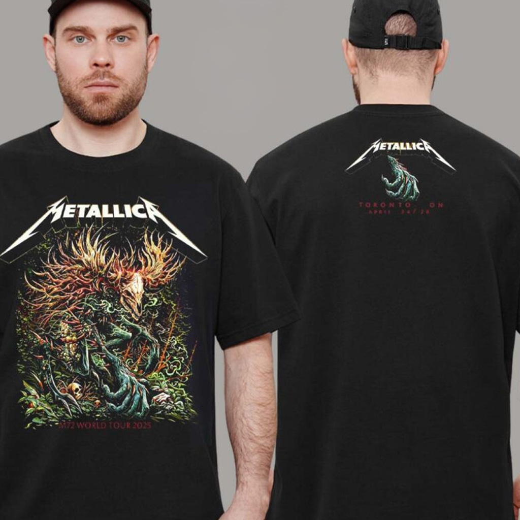 Metallica M72 Toronto Pop Up Merch Tee At Rogers Centre On April 24 26 2025 T-Shirt
