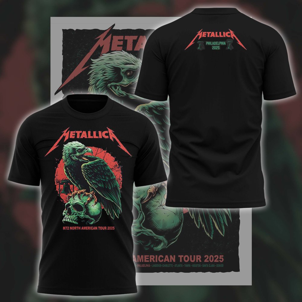 Metallica M72 Tour Philly Pop Up Concert T-Shirt Metallica Merch Best Gift For Fans